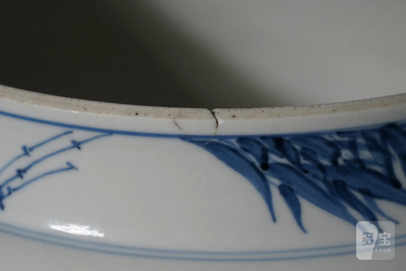 清康熙 青花西厢记粥罐 - 图7